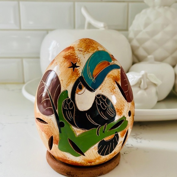 Hand Crafted Other - Nicaraguan Handmade Clay  Candle Holder